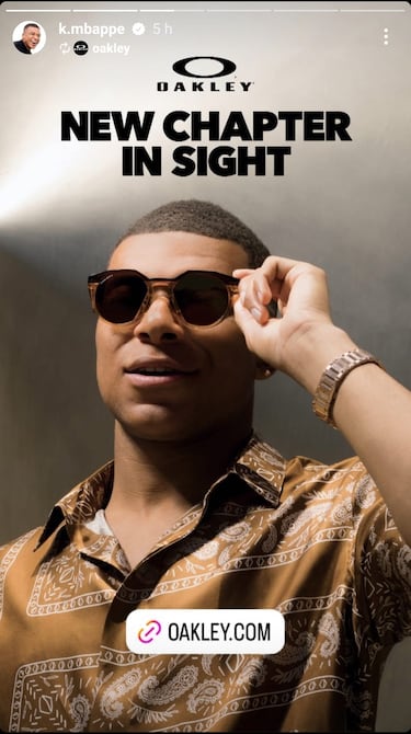 Mbappé aprovecha su fichaje por el Madrid y ya sube nueva publicidad a sus redes