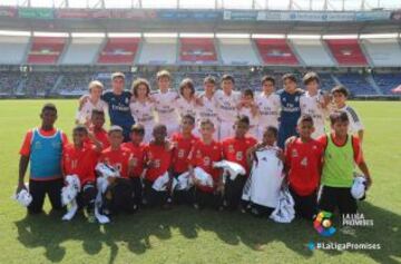 Partido de la segunda jornada entre Todo bien por Killa, proyecto liderado por Carlos Valderrama, y el Real Madrid.