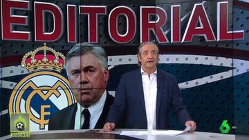 Pedrerol respalda a Ancelotti por esta cualidad