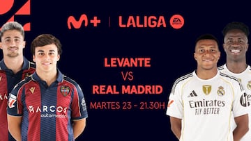 Levante vs Real Madrid en Movistar Plus+