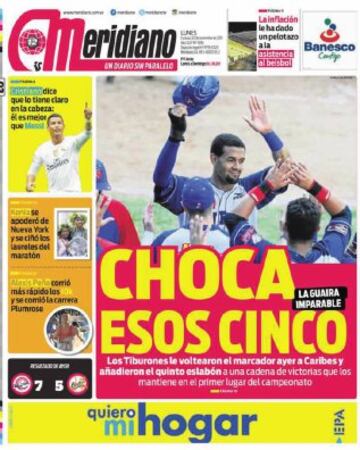 Portadas de la prensa mundial