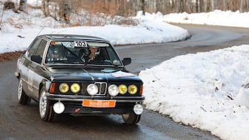 Luis Climent se convierte en el primer español que gana el Rally histórico de Montecarlo.