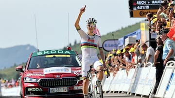 Tadej Pogacar rompe el Tour de Francia en la primera etapa de los Pirineos