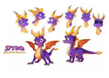 El arte de Spyro Reignited Trilogy