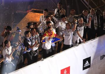 Las imágenes de la celebración del Real Madrid en Cibeles