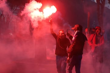 Batalla campal entre los ultras del Marsella y la policía