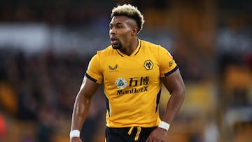 WOLVERHAMPTON, ENGLAND - DECEMBER 04: Adama Traore of Wolverhampton Wanderers during the Premier League match between Wolverhampton Wanderers and Liverpool at Molineux on December 4, 2021 in Wolverhampton, England. (Photo by Robbie Jay Barratt - AMA/Getty Images)
PUBLICADA 27/01/22 NA MA11 1COL