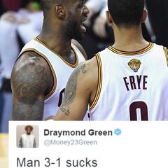 Pierden los Indians... y Draymond Green se burla de Cleveland