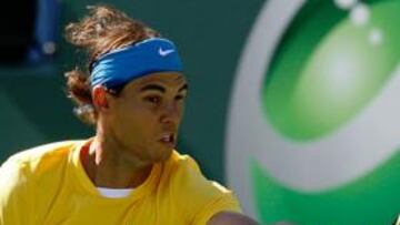 <b>SÓLIDO. </b>La regularidad de Rafa Nadal terminó por decantar un igualado partido ante David Ferrer.