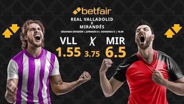 Real Valladolid vs. CD Mirandés: horario, dónde ver, pronósticos y clasificación