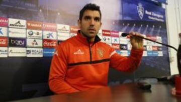 Culio, en la rueda de prensa de esta mañana.