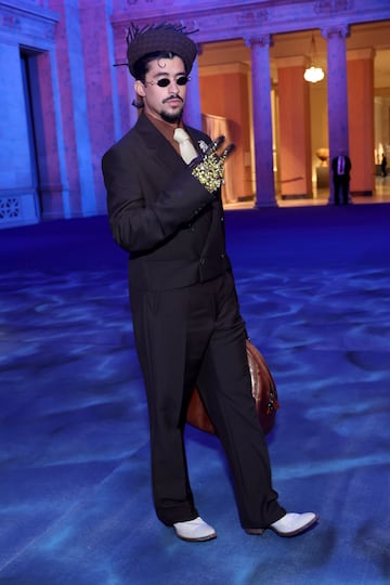 Bad Bunny durante la fiesta de la Gala del Met 2025, "Superfine: Sastrer¨ªa de estilo negro", en el Museo Metropolitano de Arte de la ciudad de Nueva York.