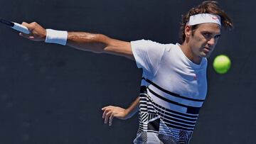 Federer, en Melbourne.