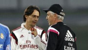 Inzaghi y Ancelotti