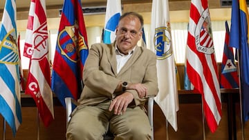 Javier Tebas, reelegido presidente de la Liga Nacional de Fútbol Profesional.