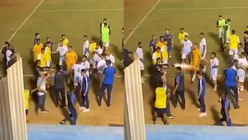 Escándalo en Brasil: un policía le dispara a un jugador en pleno partido de fútbol