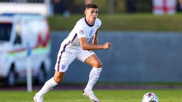 England midfielder Phil Foden during the UEFA Nations League football match between Iceland and England on September 5, 2020 at Laugardalsvollur in Reykjavik, Iceland - Photo Nigel Keene / ProSportsImages / DPPI
Nigel Keene/Pro Sports Images /AFP7
05/09
