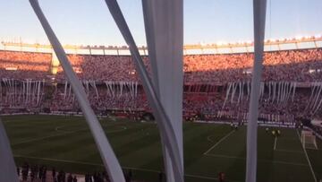 Así se supo en el Monumental la suspensión del River-Boca