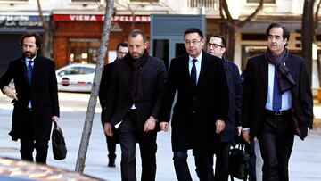 01/02/16 JUZGADOS JUICIOS AUDIENCIA NACIONAL JUICIO POR DELITO DE ESTAFA HACIENDA FICHAJE DE NEYMAR POR EL BARCELONA
JOSEP BARTOMEU - SANDRO ROSELL - NACHO MESTRE 
PUBLICADA 02/02/16 NA MA15 1COL