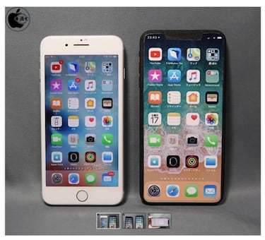 iPhone X Plus 2018: tan grande como el iPhone 8 Plus y con más pantalla