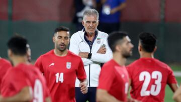 Queiroz, técnico de la selección de Irán.