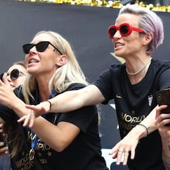 El peculiar baile de Rapinoe y el mensaje que lanzó al mundo