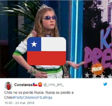 Los memes que dejó el partido de Chile.