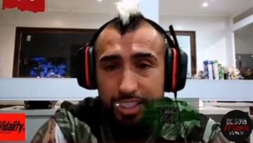 “Voy a llevar a Chile al Mundial”: a Vidal lo llaman ‘mufa’ en un directo y así responde