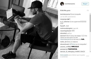 Benzema se confiesa 'tranquilo'