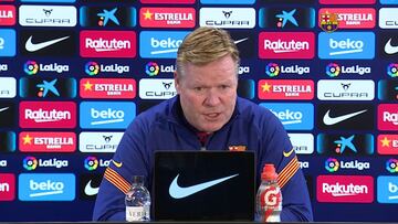 Rueda de prensa de Koeman
