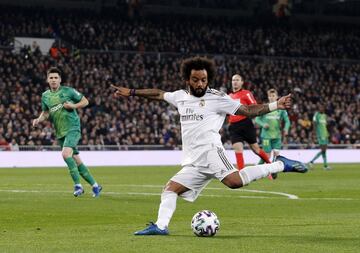 Marcelo marcó el primero del Real Madrid. 1-3.