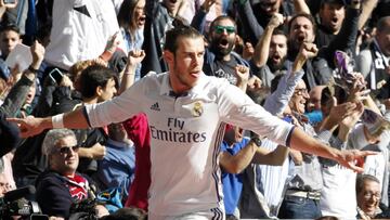 06/11/16 REAL MADRID vs LEGANES
 PARTIDO PRIMERA DIVISION
 GARETH BALE
 ALEGRIA