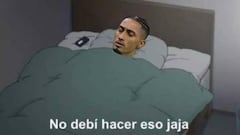 Los memes no tienen piedad con Raphinha tras el Superclásico