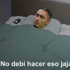 Los memes no tienen piedad con Raphinha tras el Superclásico