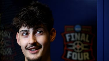 Aday Mara, en la Final Four de Indianápolis