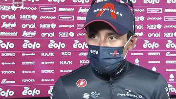 Egan Bernal tras quedar tercero en Strade Bianche 2021