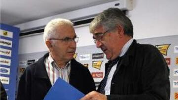 <b>AMIGOS. </b>Sánchez Llibre y Condal, juntos. El primero y el segundo máximo accionista de la entidad.