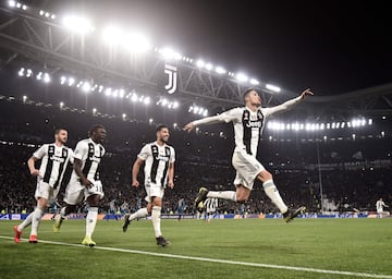 12 de marzo de 2019. Partido de vuelta de los octavos de final de la Champions League en Turín frente a la Juventus (3-0). Cristiano Ronaldo marcó el 3-0.