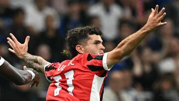 La máxima figura del fútbol estadounidense se hizo presente en el ‘Derby della Madonnina’ con una importante anotación.