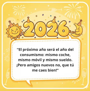 Las mejores frases e imágenes para dedicar en Nochevieja y Año Nuevo este 2026