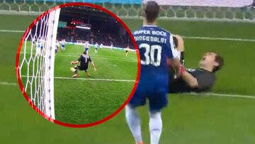 La rabia de Casillas en el 1-1 lo dice todo: un caño así, duele...