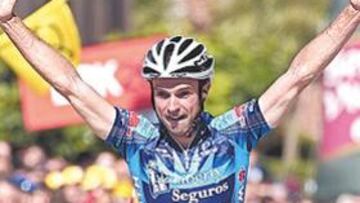<b>TERRENO FÉRTIL. </b>Ángel Vicioso ganó dos etapas en la Bicicleta Vasca del año anterior y ayer sumó otra.