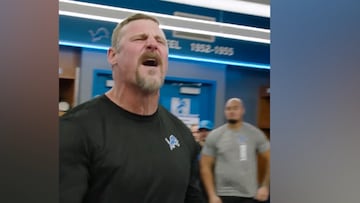 Dan Campbell’s fiery locker room speech amid player throwing up sparks viral sensation