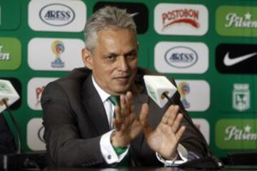 El nuevo técnico de Nacional Reinaldo Rueda fue presentado esta mañana. Sus ayudantes serán Bernando Redín y Carlos Velasco