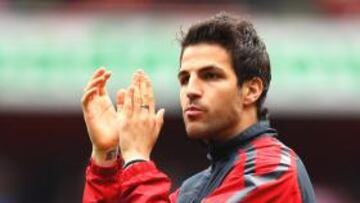 <b>SIGUE EN LONDRES. </b>Cesc se entrenó ayer con sus compañeros.