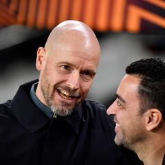 Xavi y Ten Hag, historias paralelas con Barcelona y Manchester United