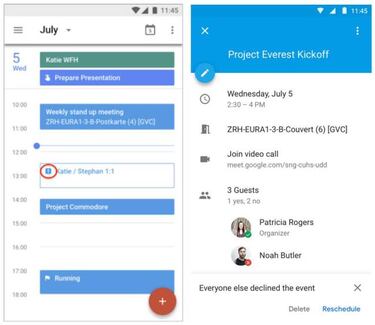Google Calendar te avisará cuando alguien cancela una cita