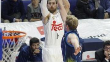 Nocioni lanza un triple el pasado domingo ante el MoraBanc Andorra.