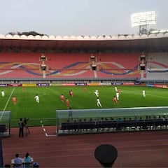 Ambas Coreas empatan en un histórico partido "fantasma"