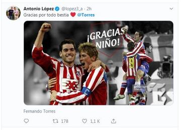 El mundo del deporte da las gracias a Fernando Torres